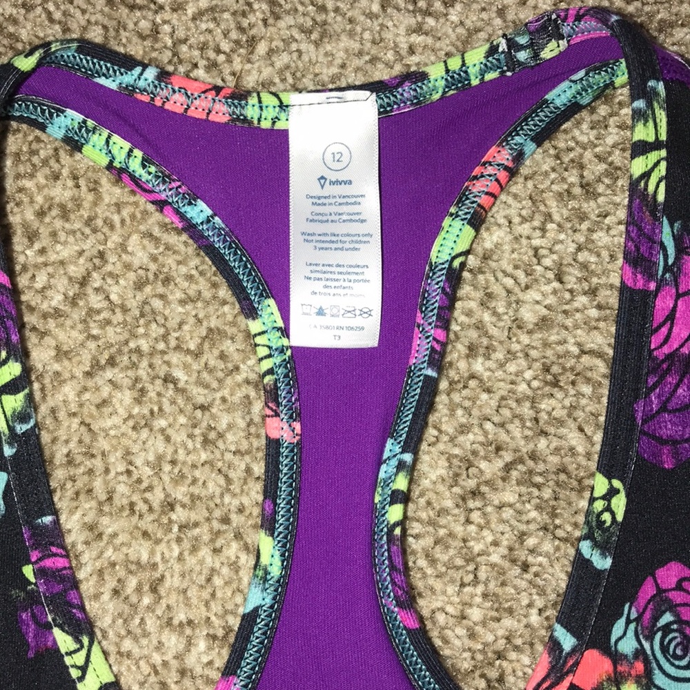 Ivivva Lululemon Racerback Tank - Picture 3 of 4